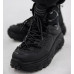 2024 New Hiking Shoes for Men and Women Couples Outdoor Hiking Thick-Soled Cushioning Sports Anti-Slip Niche Light High-Top Shoes Charcoal Black